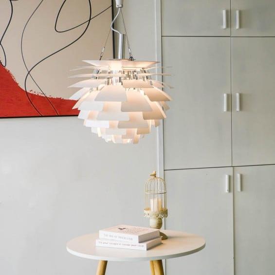 Suspension Artichoke Moderne en Métal - Éclairage Sculptural LED Design Contemporain