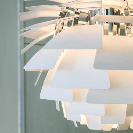 Suspension Artichoke Moderne en Métal - Éclairage Sculptural LED Design Contemporain