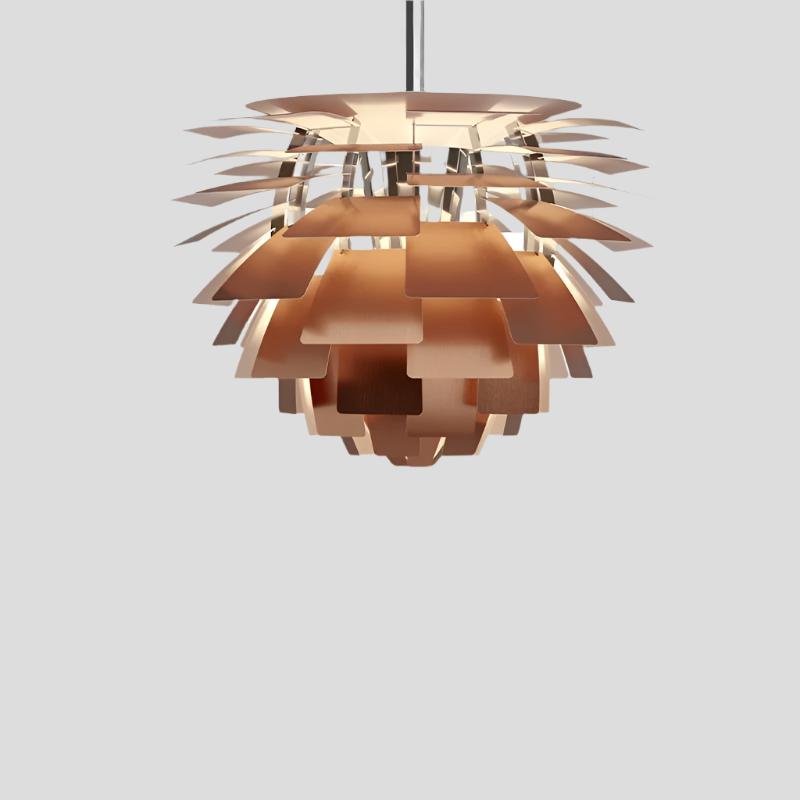 Suspension Artichoke Moderne en Métal - Éclairage Sculptural LED Design Contemporain