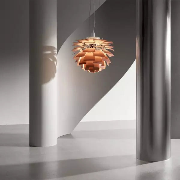 Suspension Artichoke Moderne en Métal - Éclairage Sculptural LED Design Contemporain