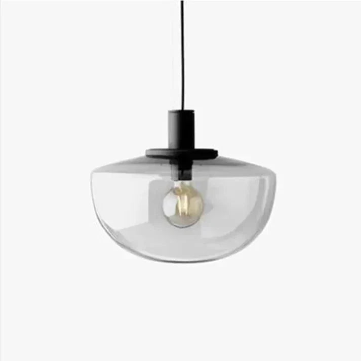 Suspension Moderne en Verre et Métal – Lampe Globe Élégante pour Cuisine et Salle à Manger