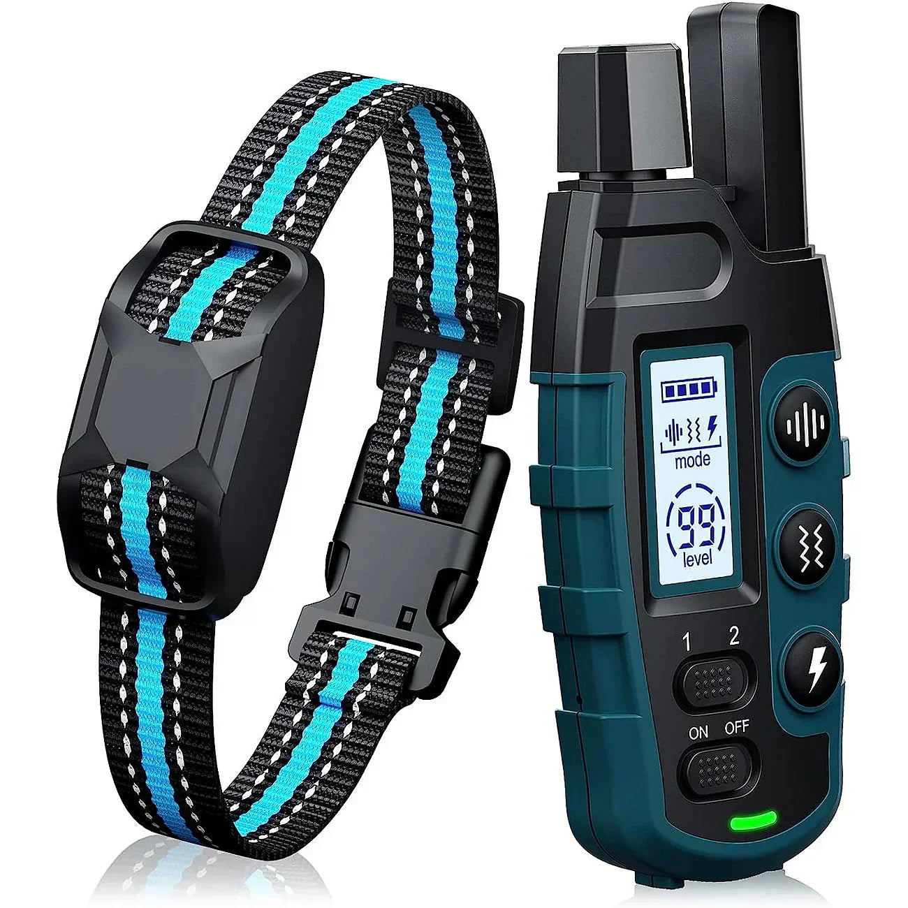 Collier de Dressage ÉducaCanine Pro – Portée 1000 m, Rechargeable, Étanche avec Modes Ajustables