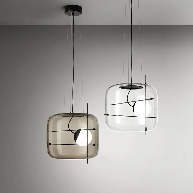 Plot Glass Pendelleuchte – Lampe Suspendue LED avec Éclairage Doux et Design Élégant