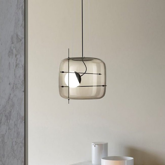 Plot Glass Pendelleuchte – Lampe Suspendue LED avec Éclairage Doux et Design Élégant