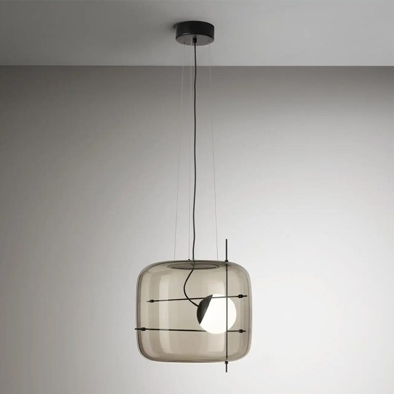 Plot Glass Pendelleuchte – Lampe Suspendue LED avec Éclairage Doux et Design Élégant