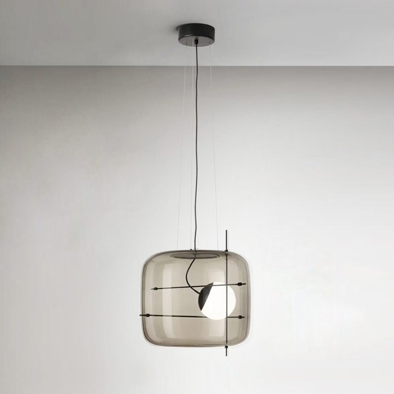 Plot Glass Pendelleuchte – Lampe Suspendue LED avec Éclairage Doux et Design Élégant