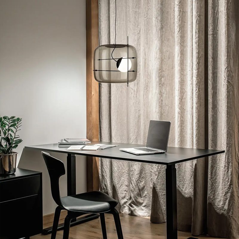 Plot Glass Pendelleuchte – Lampe Suspendue LED avec Éclairage Doux et Design Élégant