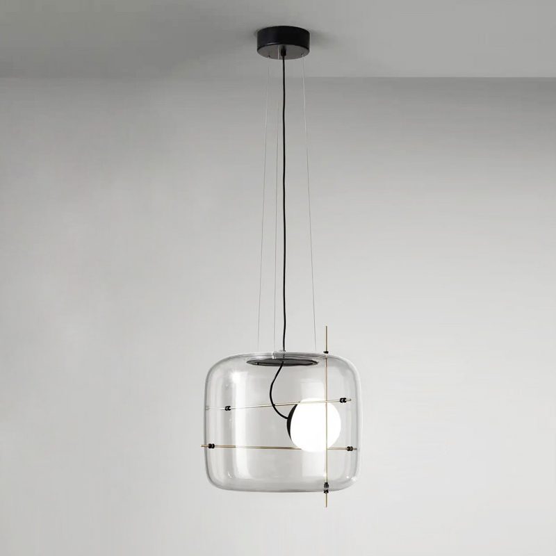 Plot Glass Pendelleuchte – Lampe Suspendue LED avec Éclairage Doux et Design Élégant