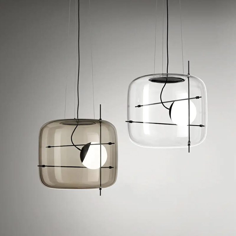 Plot Glass Pendelleuchte – Lampe Suspendue LED avec Éclairage Doux et Design Élégant