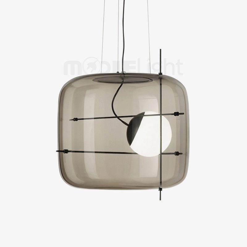 Plot Glass Pendelleuchte – Lampe Suspendue LED avec Éclairage Doux et Design Élégant