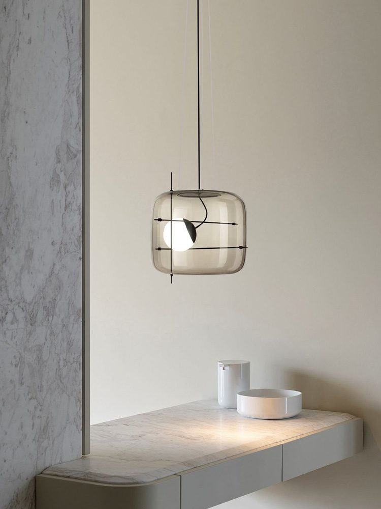 Plot Glass Pendelleuchte – Lampe Suspendue LED avec Éclairage Doux et Design Élégant
