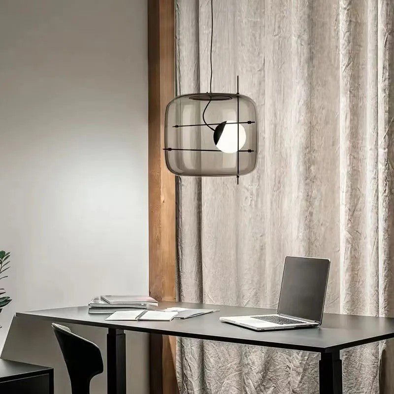 Plot Glass Pendelleuchte – Lampe Suspendue LED avec Éclairage Doux et Design Élégant