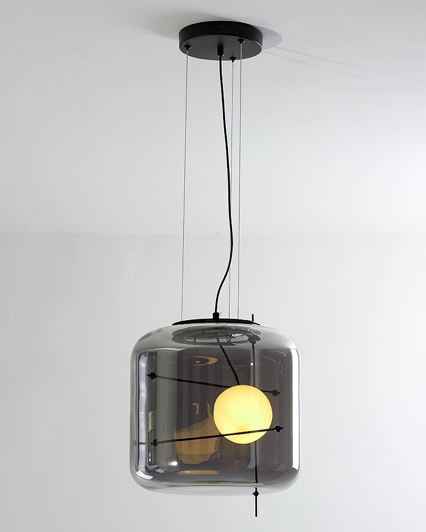 Plot Glass Pendelleuchte – Lampe Suspendue LED avec Éclairage Doux et Design Élégant