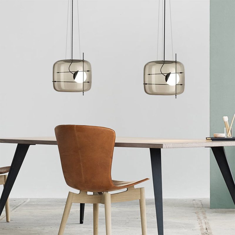 Plot Glass Pendelleuchte – Lampe Suspendue LED avec Éclairage Doux et Design Élégant
