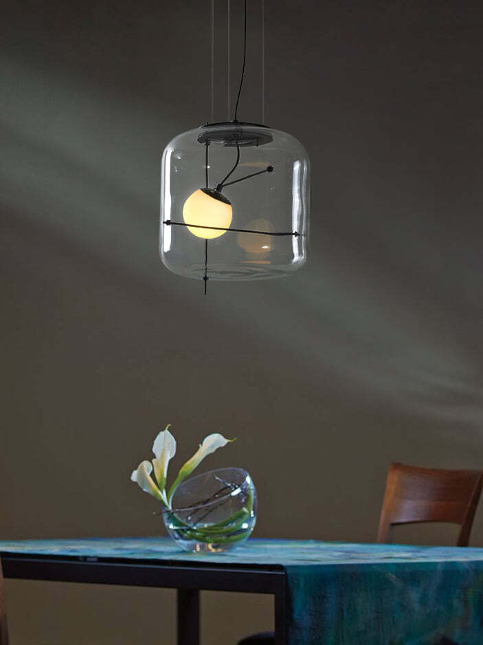 Plot Glass Pendelleuchte – Lampe Suspendue LED avec Éclairage Doux et Design Élégant