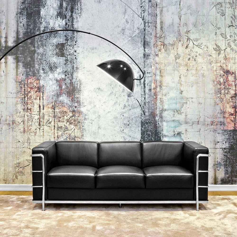 Lampadaire Verse Arc - Design Scandinave Élégant avec Bras Réglable et Éclairage LED