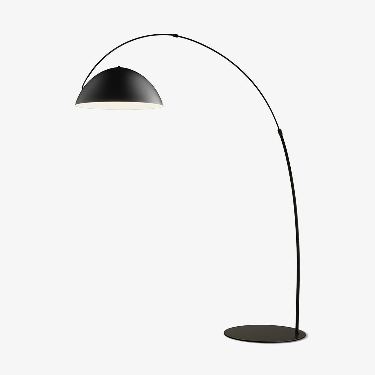 Lampadaire Verse Arc - Design Scandinave Élégant avec Bras Réglable et Éclairage LED