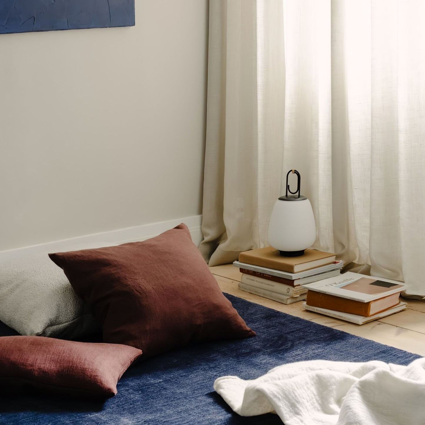 Lampe de Table Portable avec Recharge USB – Design Scandinave Élégant et Lumière Dimmable