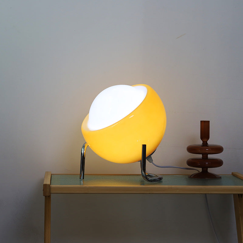 Lampe de Table Bauhaus Médiévale Intérieure - Design Rétro avec Éclairage LED