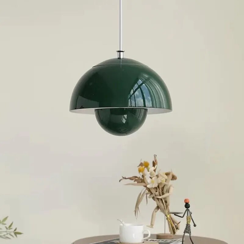 Suspension LED Moderne Nordique - Design Élégant en Forme de Bouton Floral
