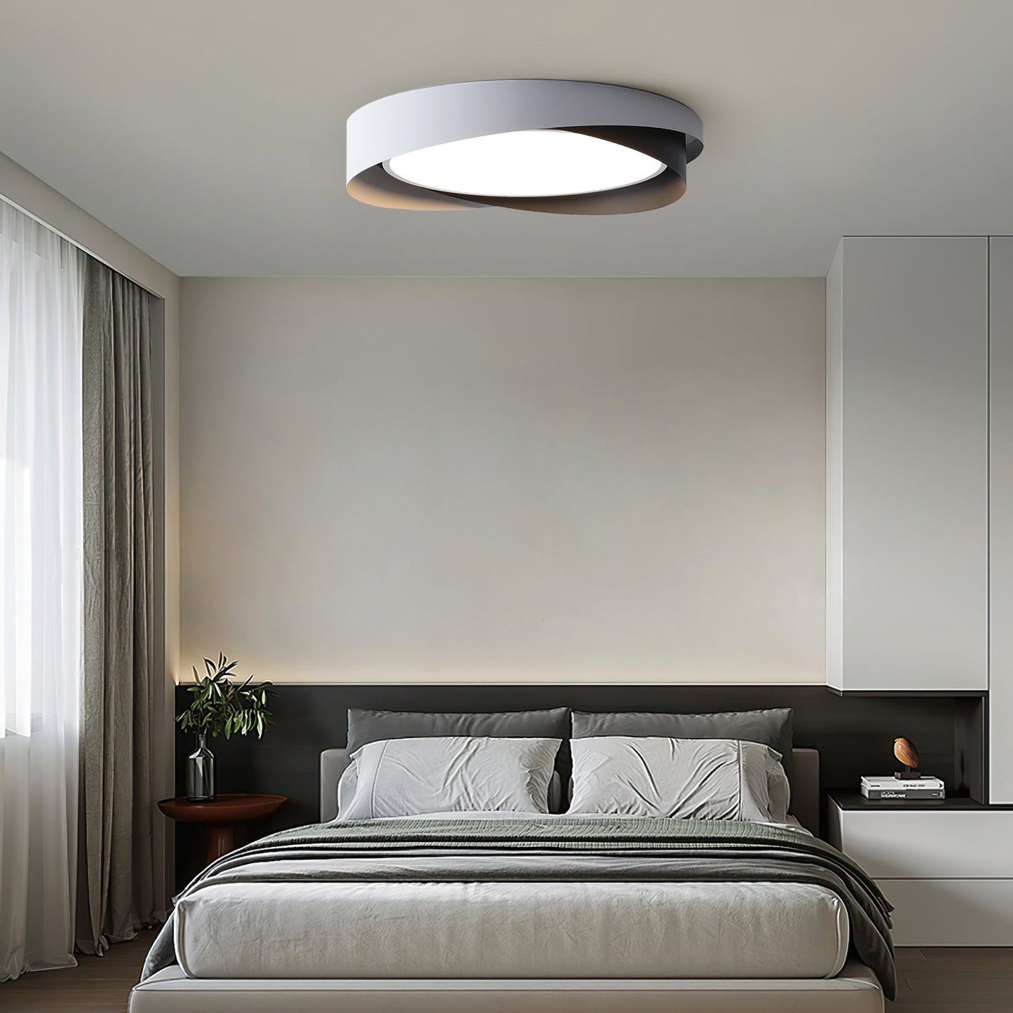 Plafonnier Quinn - Éclairage LED Minimaliste, Design Élégant