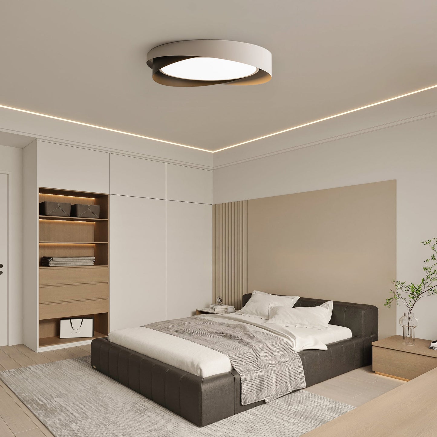 Plafonnier Quinn - Éclairage LED Minimaliste, Design Élégant