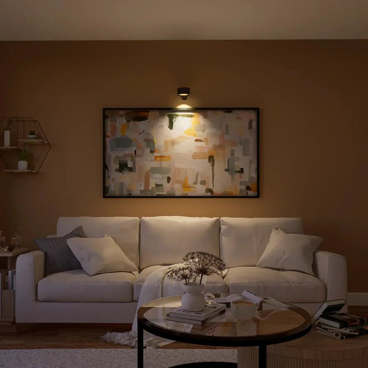 Applique Murale Sans Fil Lumino360 – Éclairage Dimmable & Rotatif