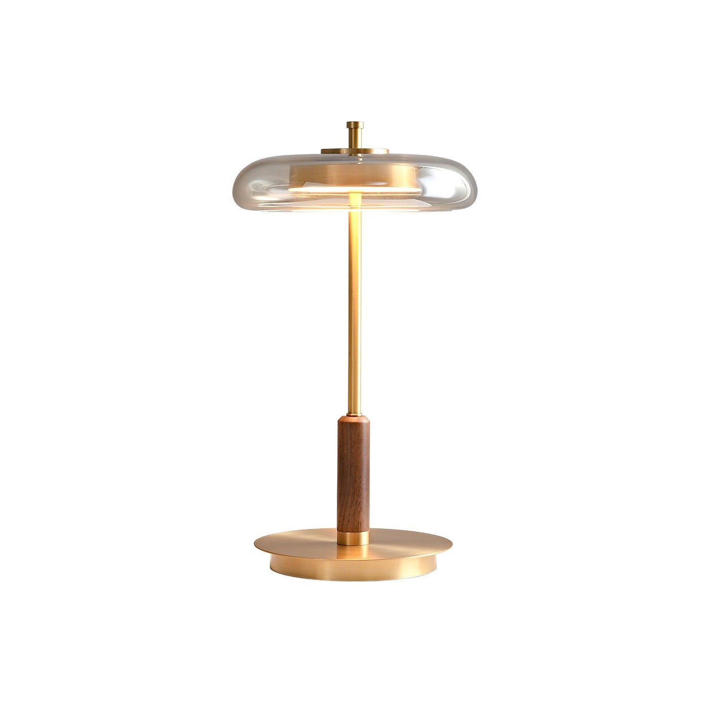 Lampe de Table Ronaldo - Design Moderne en Métal et Verre avec Technologie LED - Lumière Douce et Élégante
