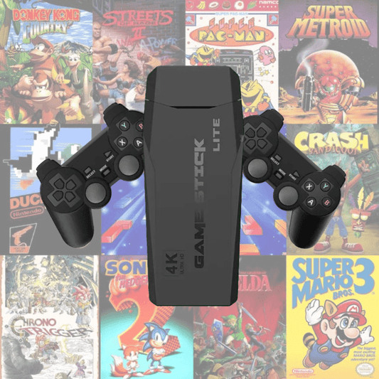 Console Retro Infinity – Plus de 15 000 Jeux Classiques, Connexion HDMI, Manettes Sans Fil Incluses