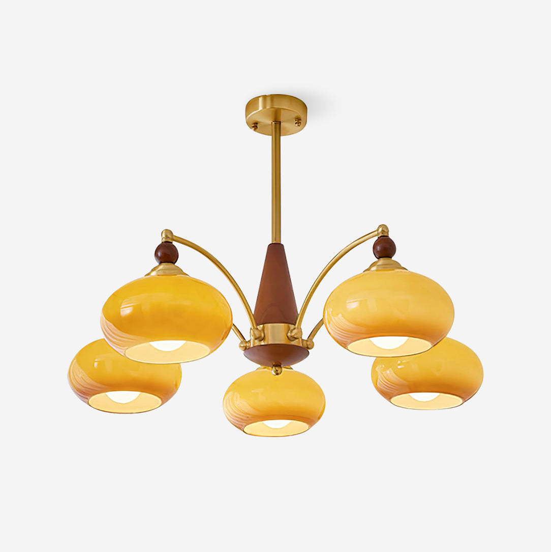 Chandelier Retro Melodica - Élégance Victoriienne et Artisanat Moderne