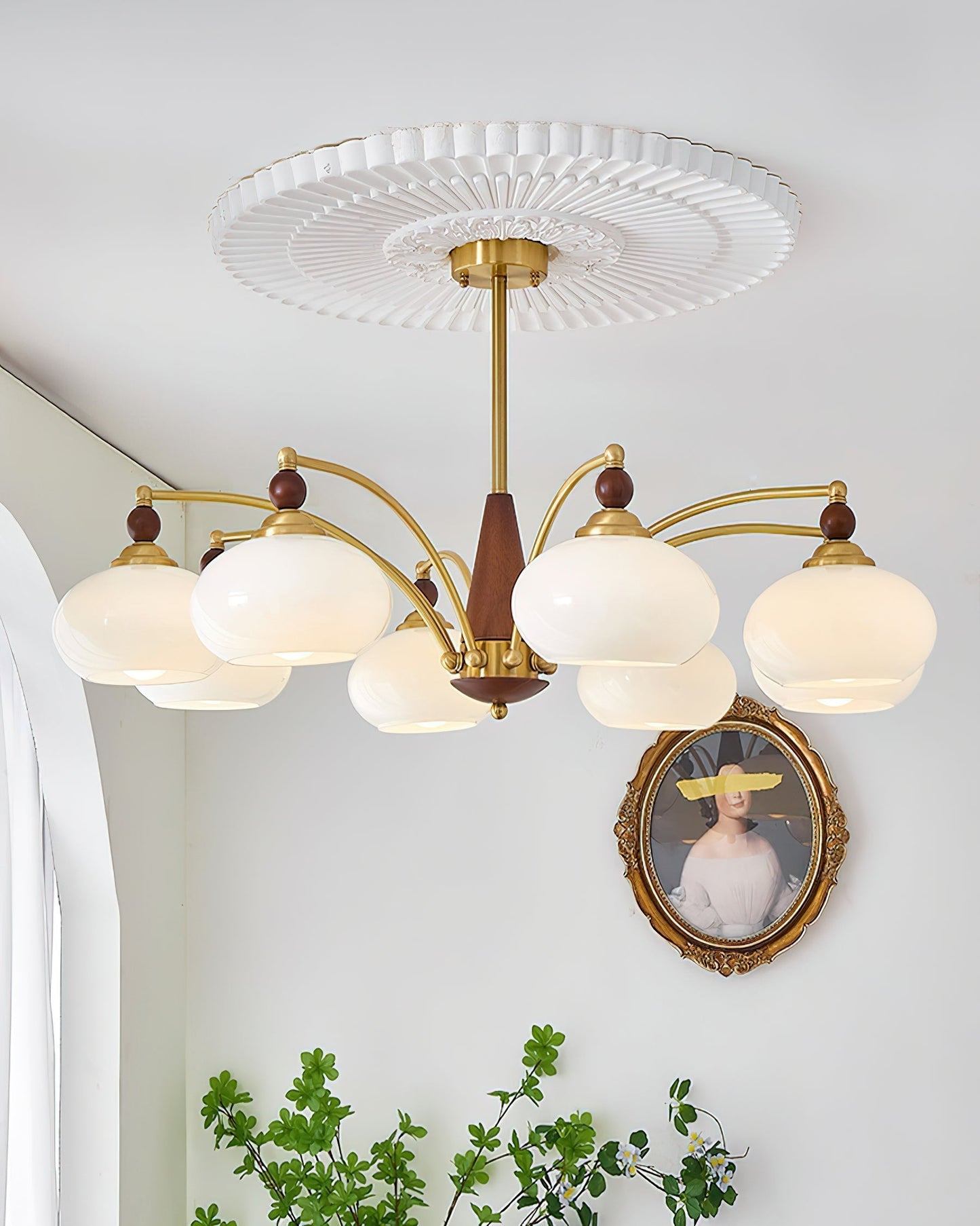 Chandelier Retro Melodica - Élégance Victoriienne et Artisanat Moderne