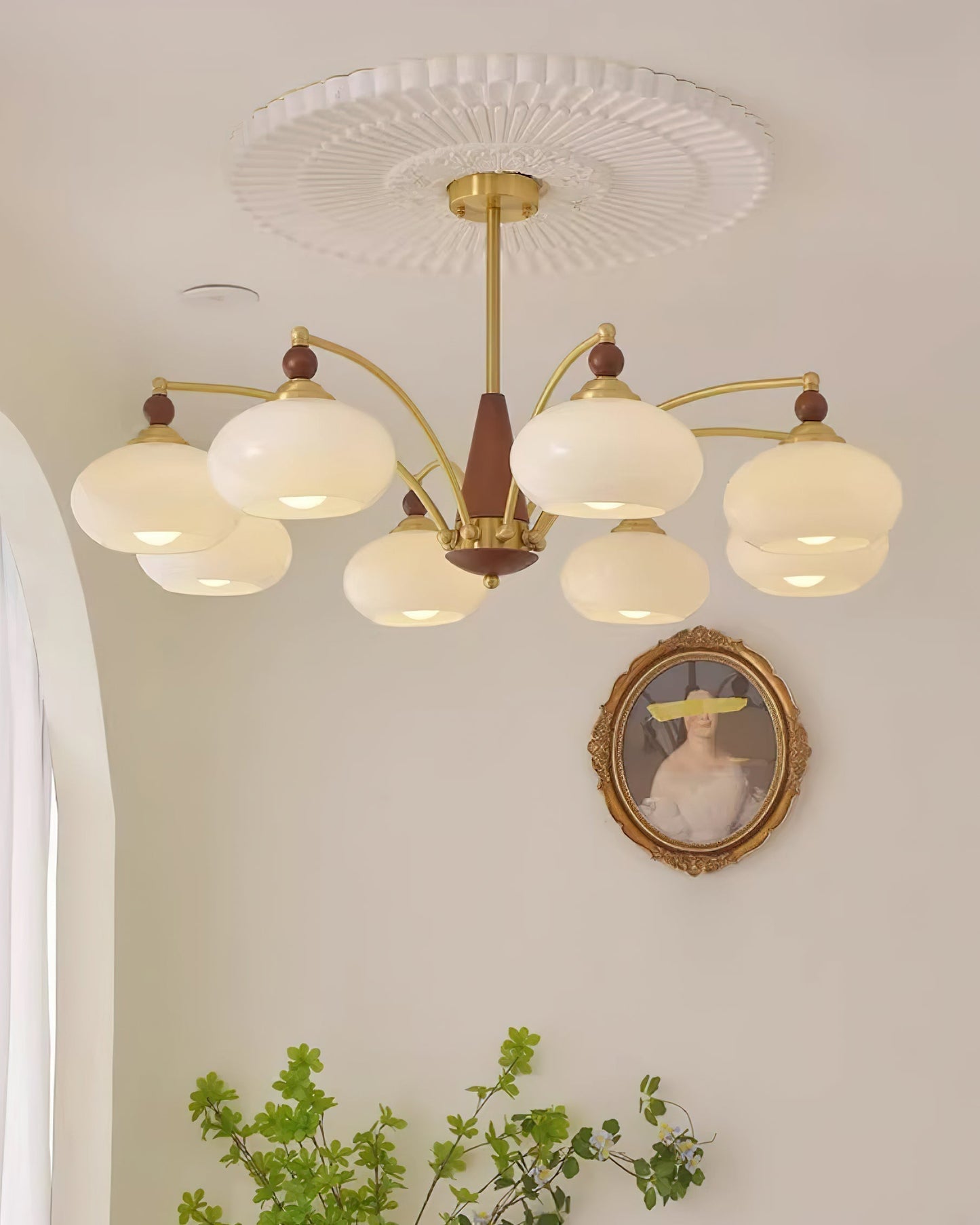 Chandelier Retro Melodica - Élégance Victoriienne et Artisanat Moderne