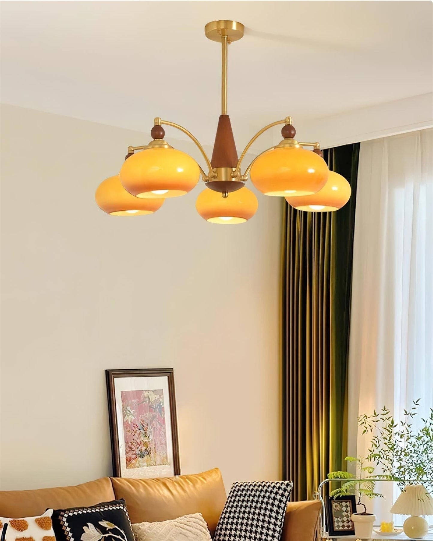 Chandelier Retro Melodica - Élégance Victoriienne et Artisanat Moderne