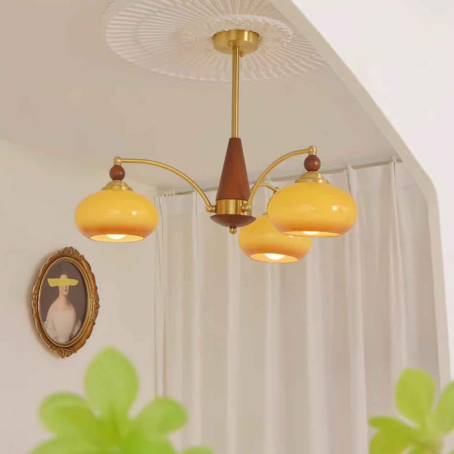 Chandelier Retro Melodica - Élégance Victoriienne et Artisanat Moderne