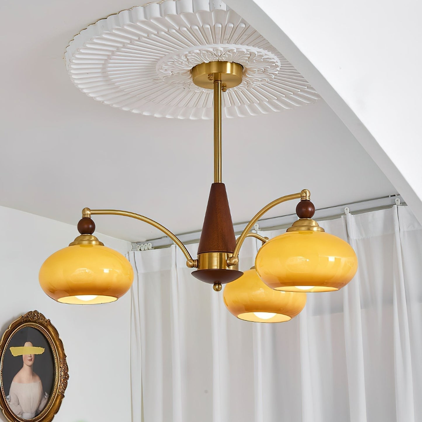 Chandelier Retro Melodica - Élégance Victoriienne et Artisanat Moderne