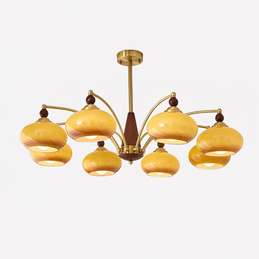 Chandelier Retro Melodica - Élégance Victoriienne et Artisanat Moderne