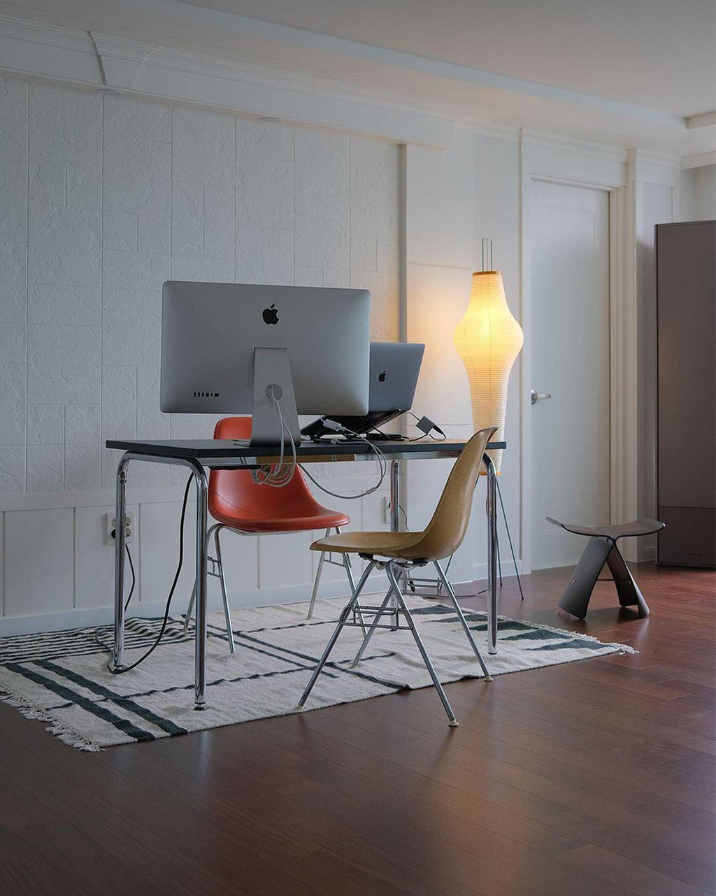 Lampadaire en Papier de Riz - Élégance Minimaliste pour Salon et Chambre