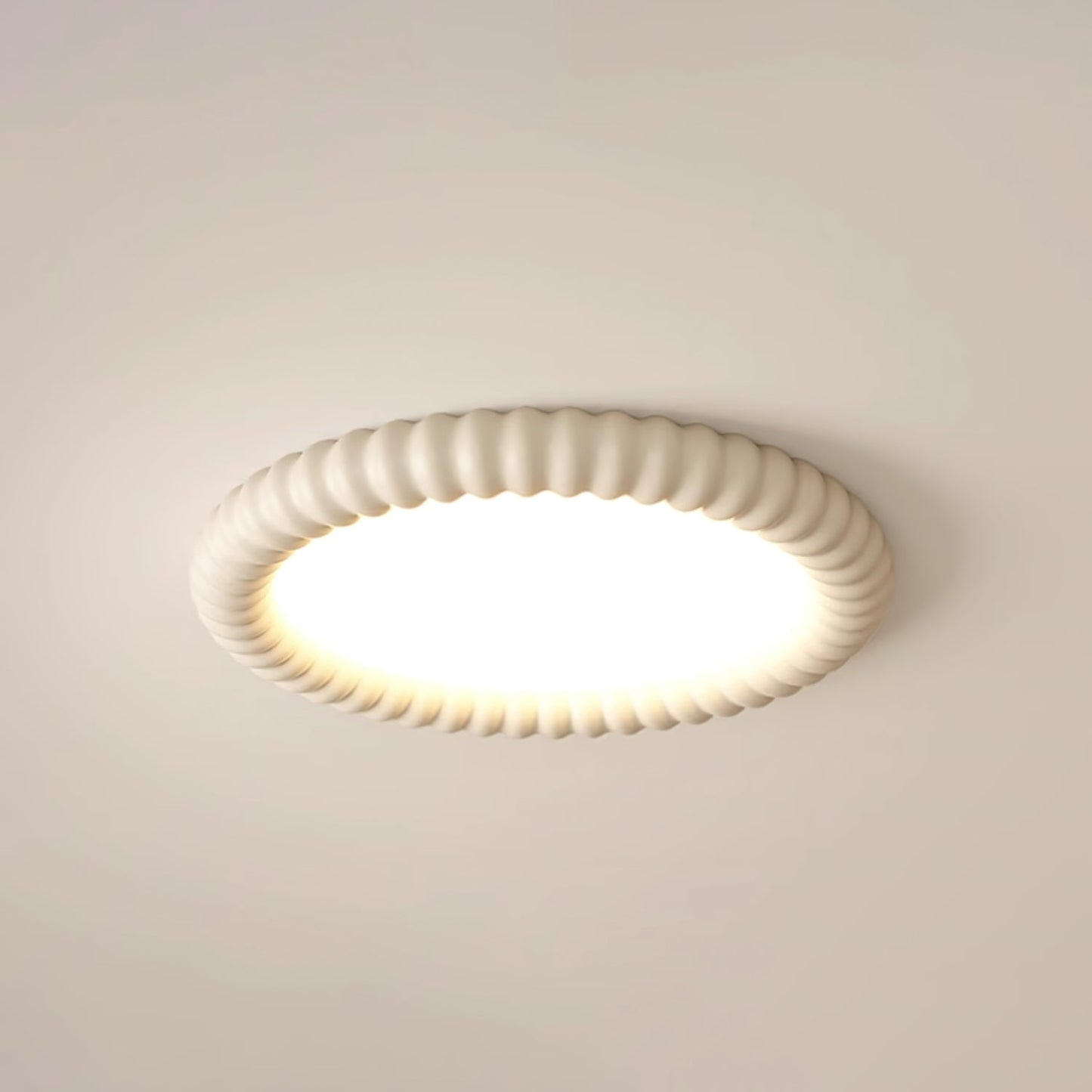 Lampe Plafonnier Ripple Halo - Design Naturel et Apaisant avec Lumière LED Intégrée