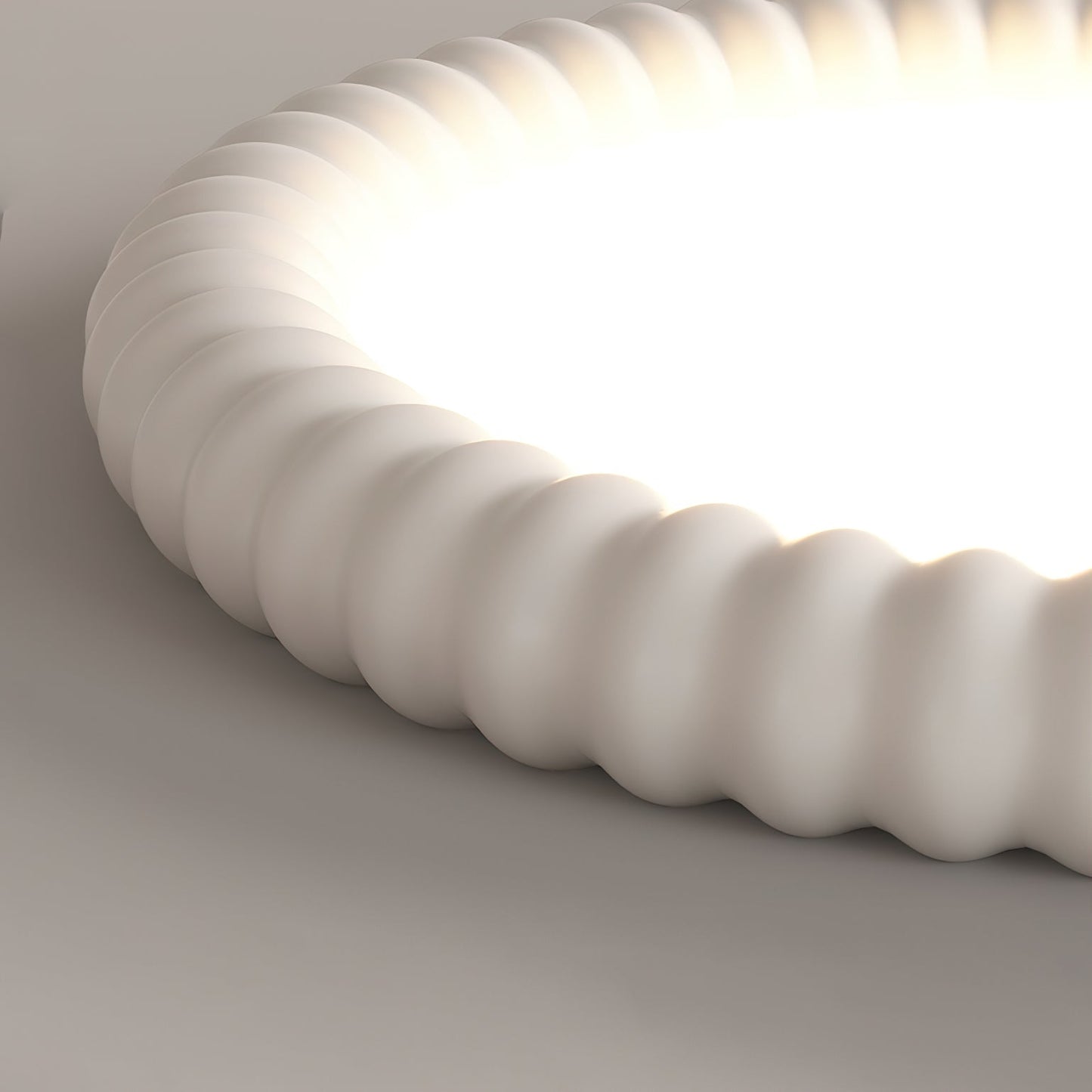 Lampe Plafonnier Ripple Halo - Design Naturel et Apaisant avec Lumière LED Intégrée