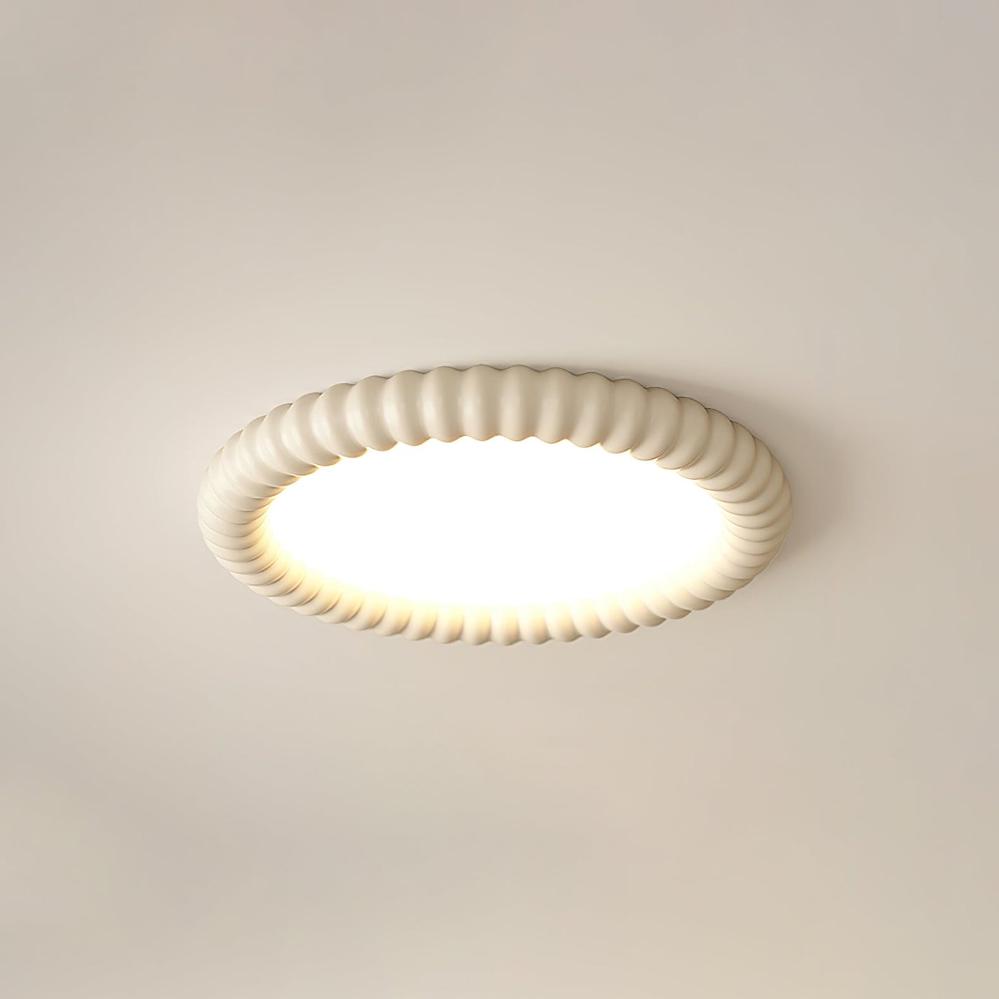 Lampe Plafonnier Ripple Halo - Design Naturel et Apaisant avec Lumière LED Intégrée