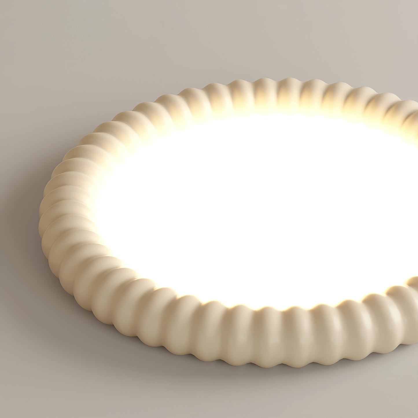 Lampe Plafonnier Ripple Halo - Design Naturel et Apaisant avec Lumière LED Intégrée