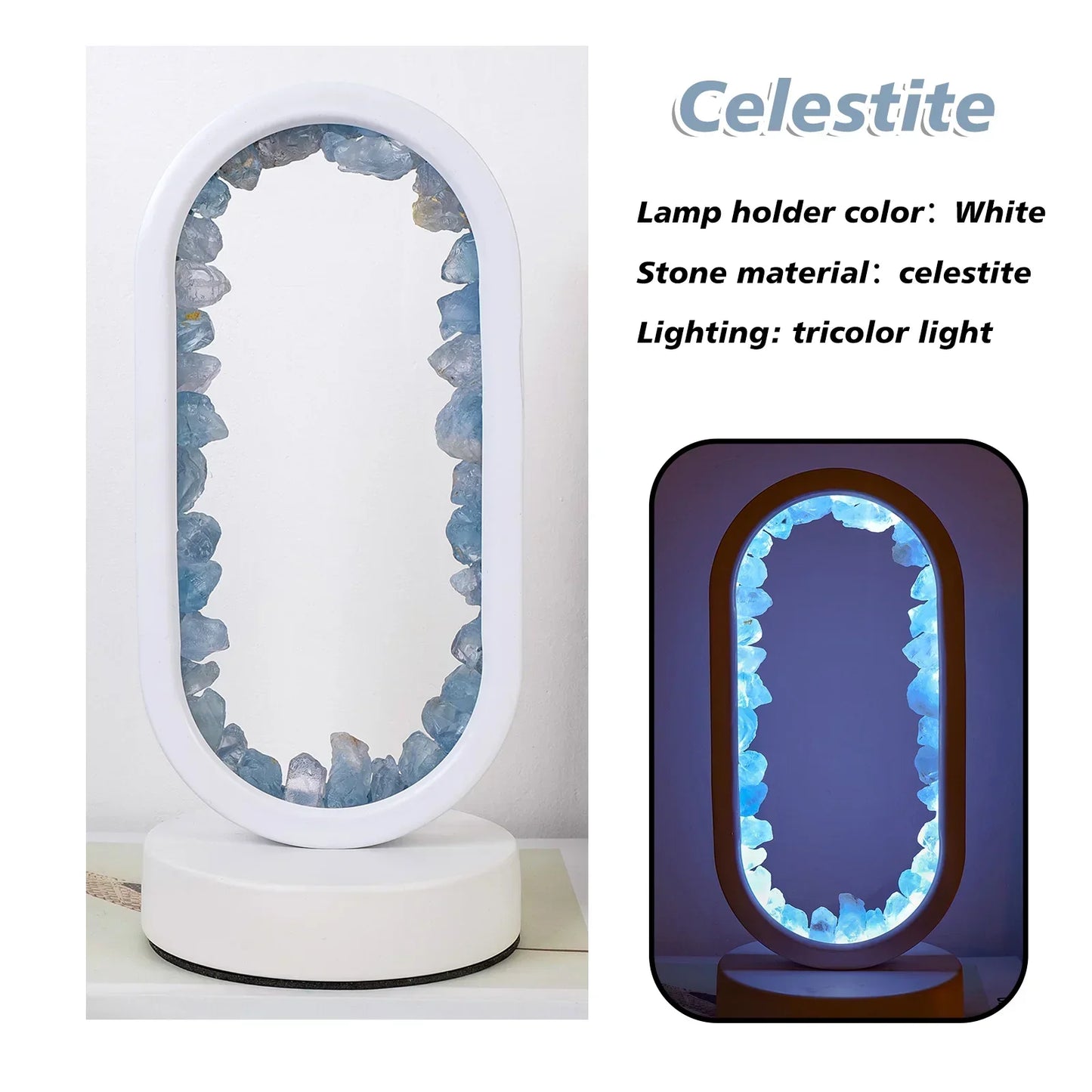 AuraStone | Lampe de calme en améthystes naturelles apaisantes