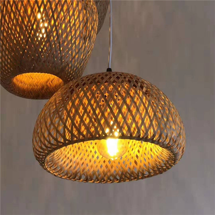 Lampe Pendante en Bambou - Design Artisanal Rattan pour Intérieur Élégant