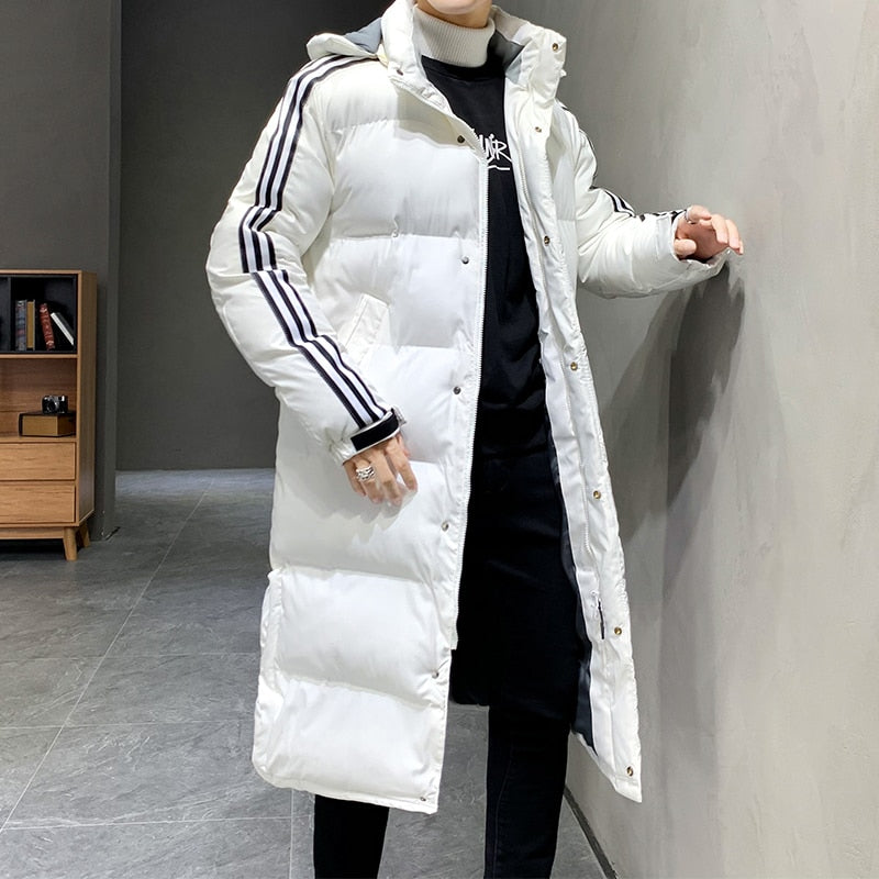 Manteau Long Hiver CalvinLine Parka – Coupe Moderne, Capuche Intégrée, Chaud et Élégant