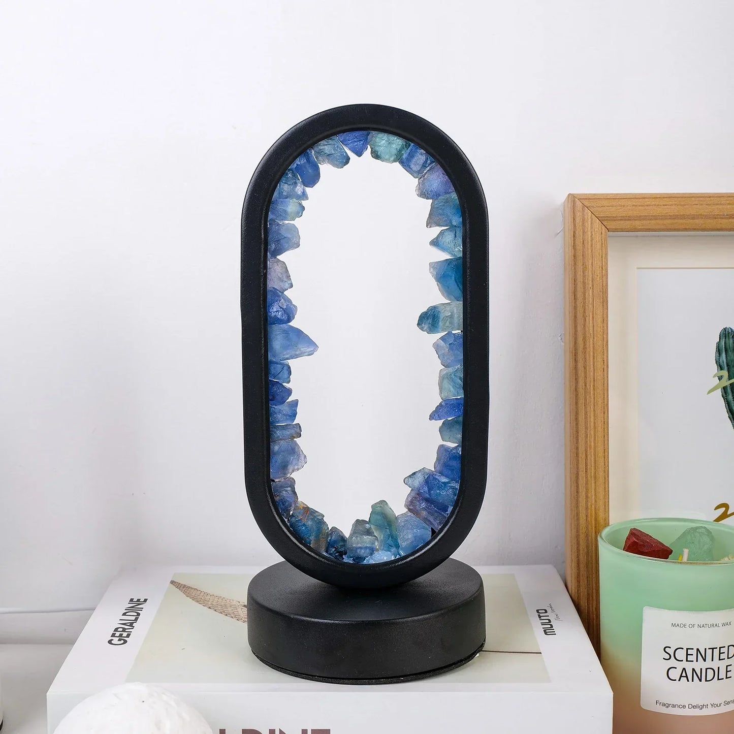 AuraStone | Lampe de calme en améthystes naturelles apaisantes