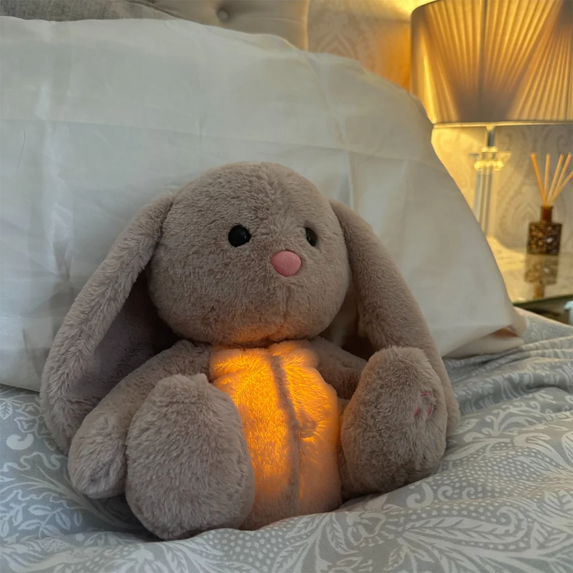 Peluche Apaisante CalmPal – Respiration Relaxante, Lumières Douces et Sons Calmes