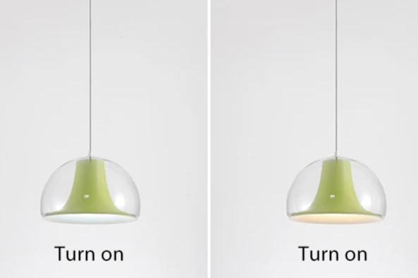 Suspension Jellyfish - Lampe Pendante en Verre et Métal au Design Moderne
