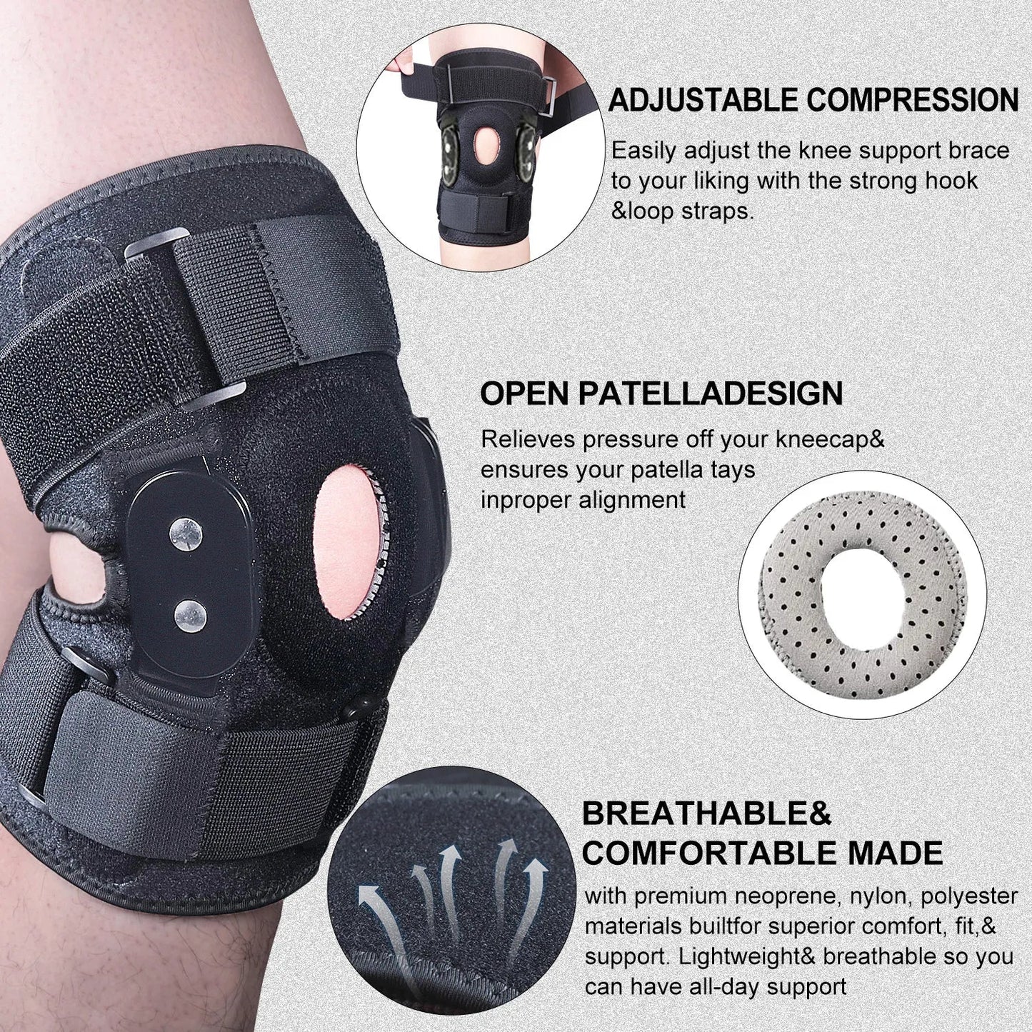 Genouillère Révolutionnaire MoveEase - Soulagement de la Douleur et Mobilité Optimale