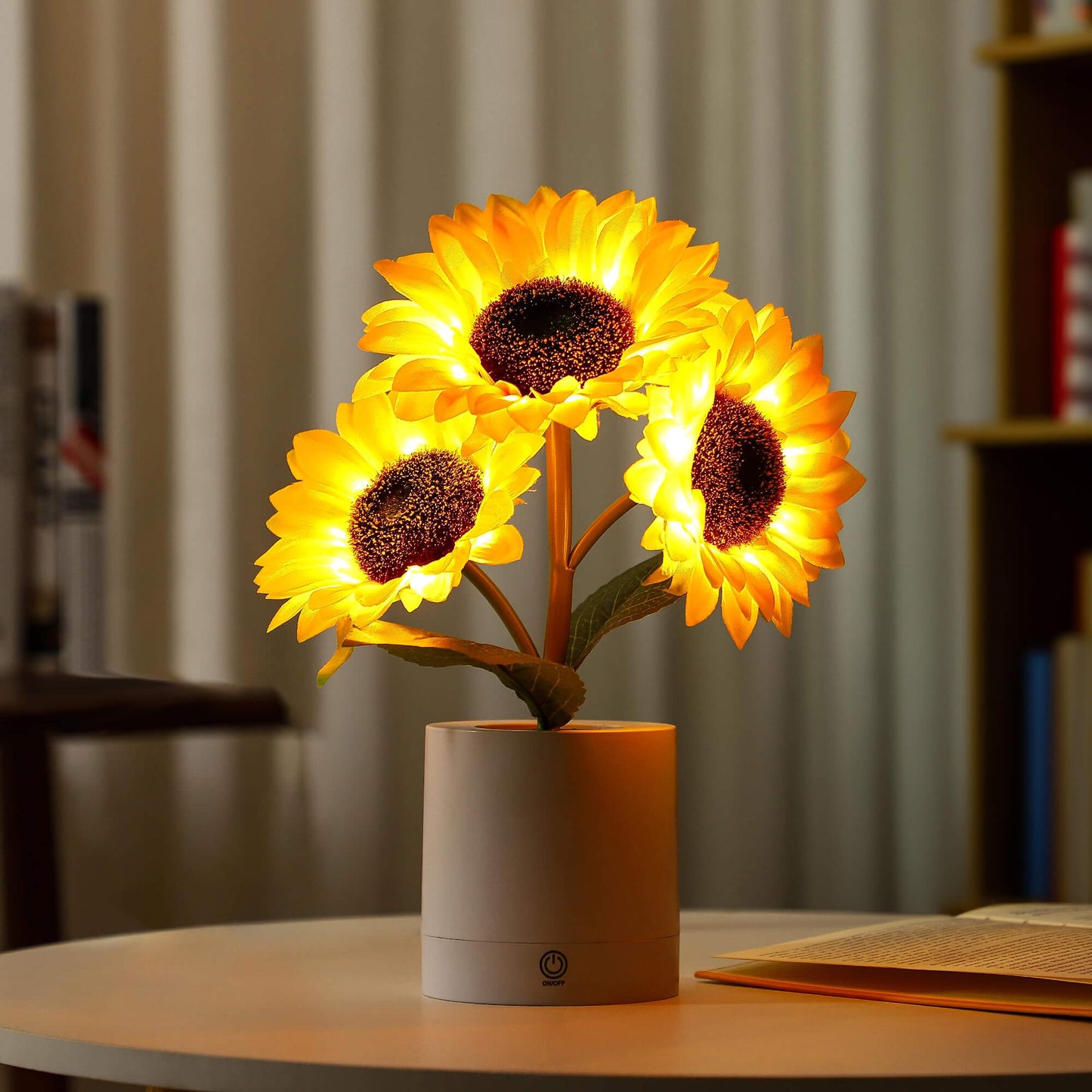 Lampe Tournesol Lumineuse – Éclat Naturel et Élégance Florale