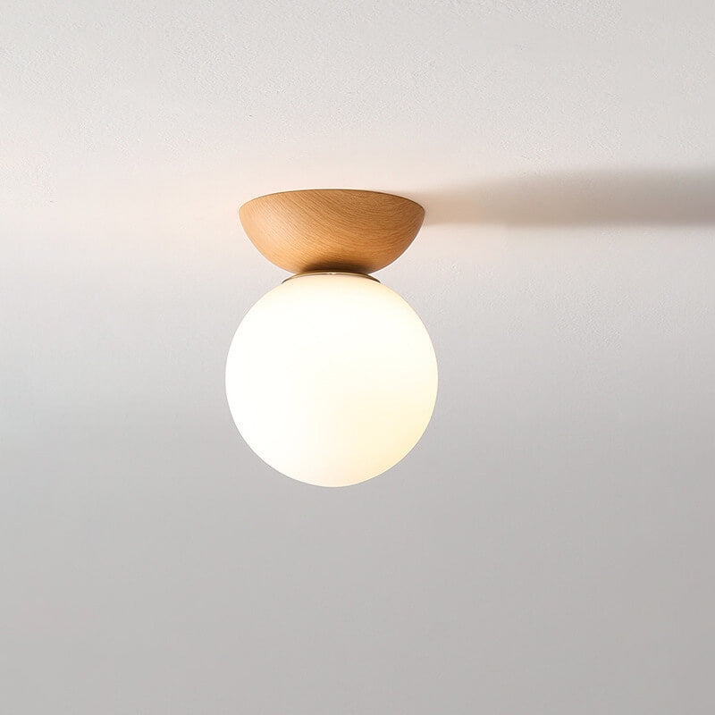 Suspension Log Japonaise - Lampe LED avec Lumière Réglable pour Ambiance Épurée